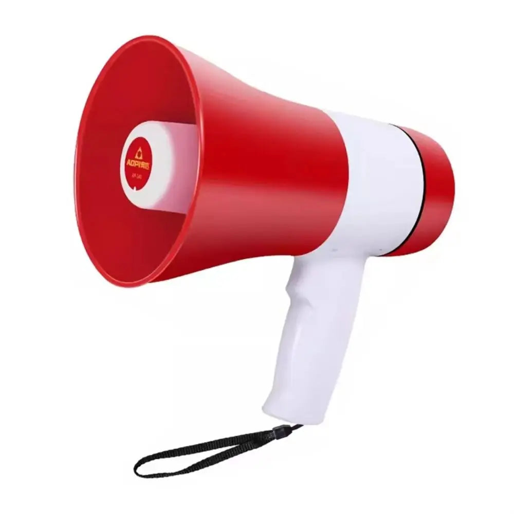 Megafone Portátil 50W com Gravador de Voz e Sirene
