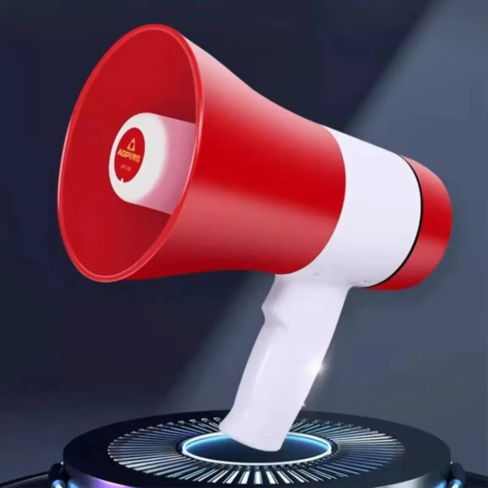 Megafone Portátil 50W com Gravador de Voz e Sirene