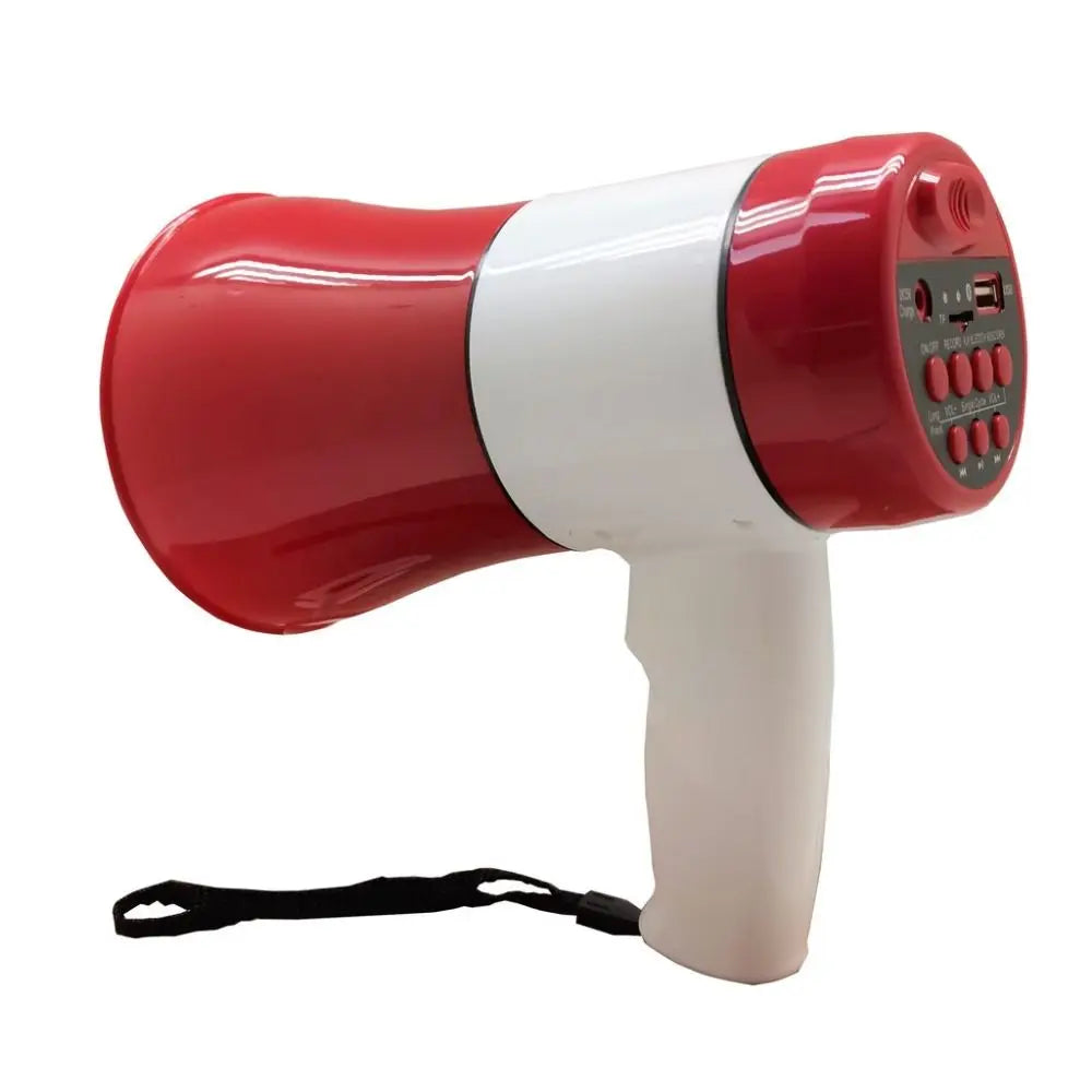 Megafone Portátil 50W com Gravador de Voz e Sirene