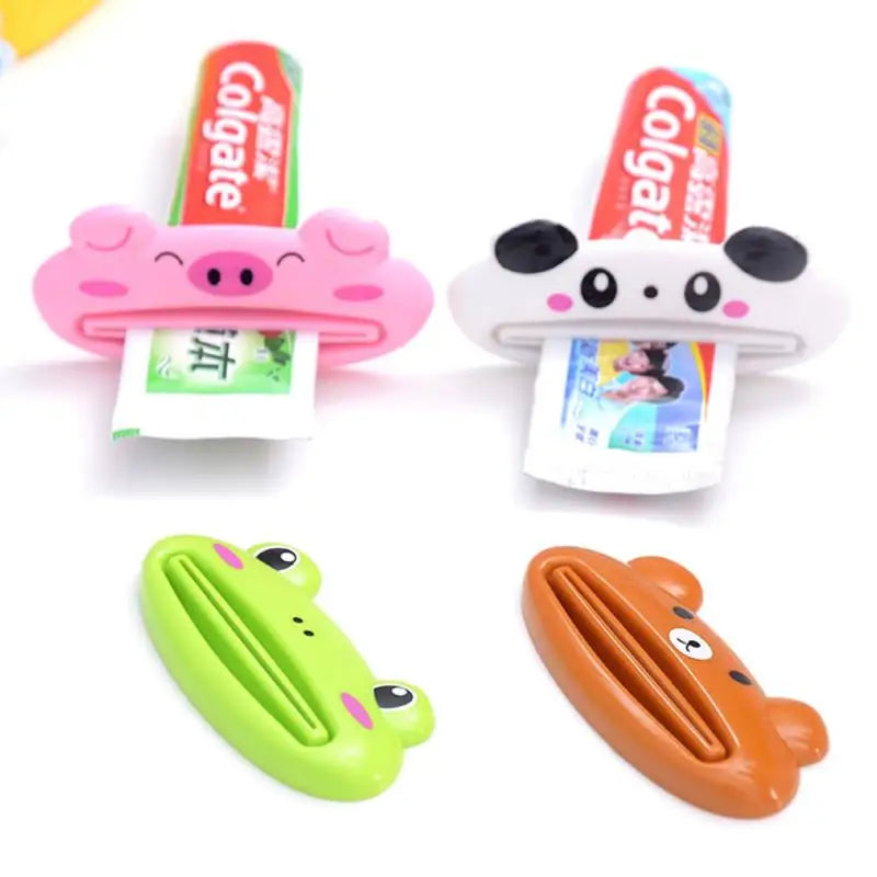 Doseador de Pasta de Dente Animal – Espremedor Fácil para Banheiro