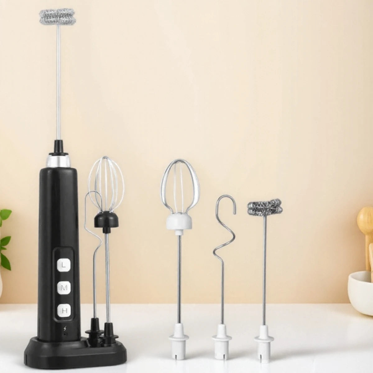 Espumador Elétrico de Leite – Mini, Recarregável e Sem Fio