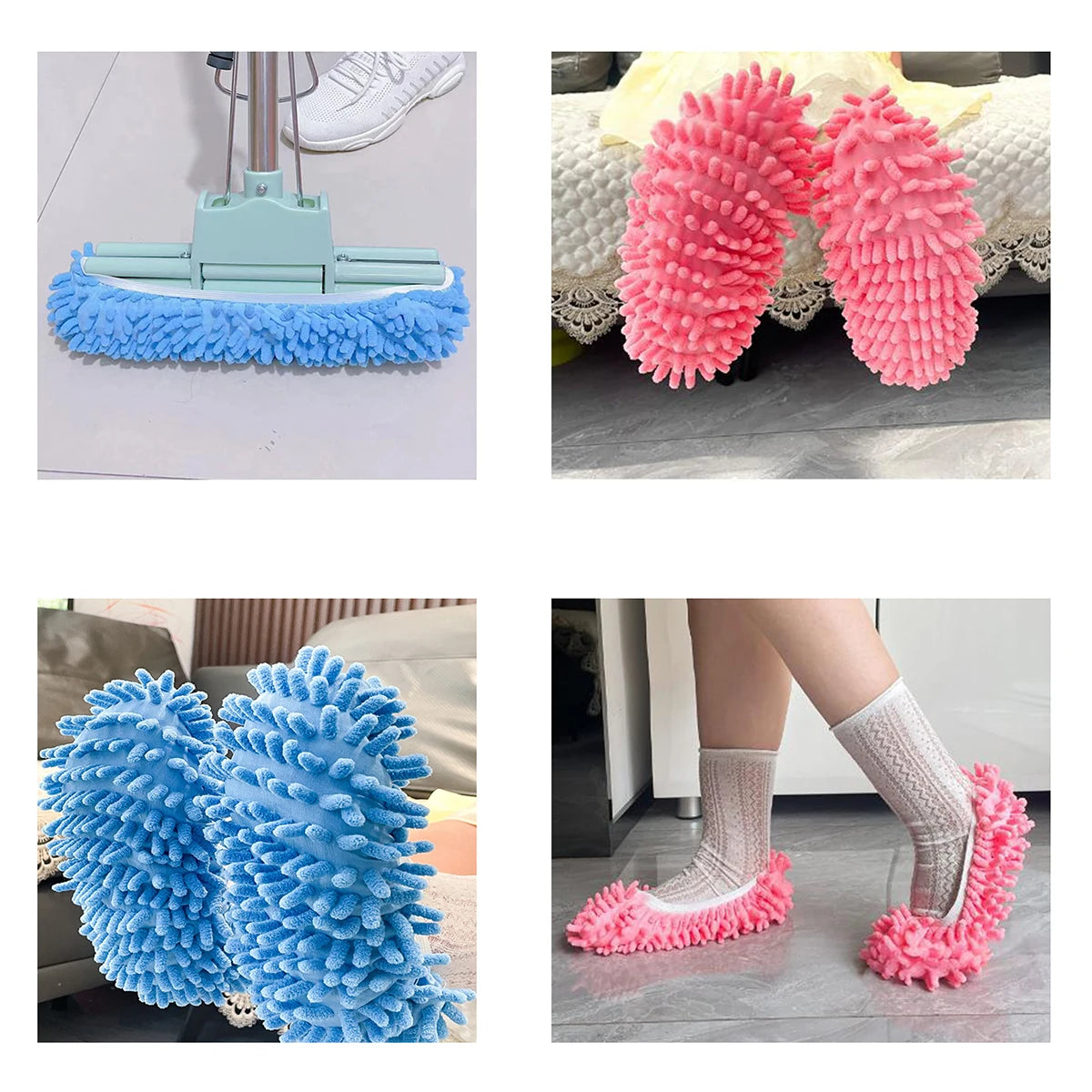 Capa para Sapato Mop – Prática p/ Limpeza Interna e Quarto